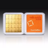 Gold bullion bars for investment and trading.