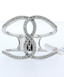 14K Infinity Diamond Ring
