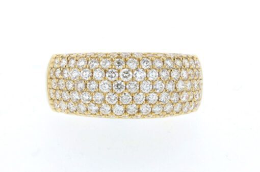 18K Diamond Pave Band - Imagen 2