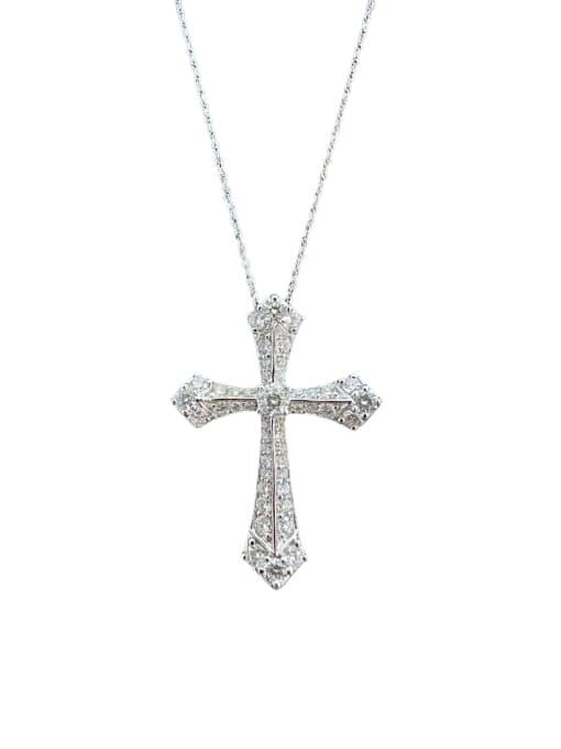 Colgante Cruz de Diamantes