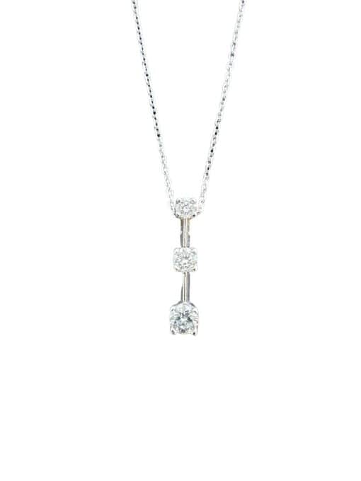 Colgante de 3 diamantes