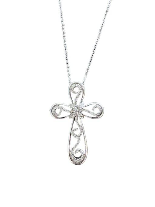 Colgante Cruz de Diamantes