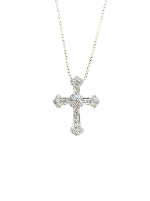 Colgante Cruz de Diamantes