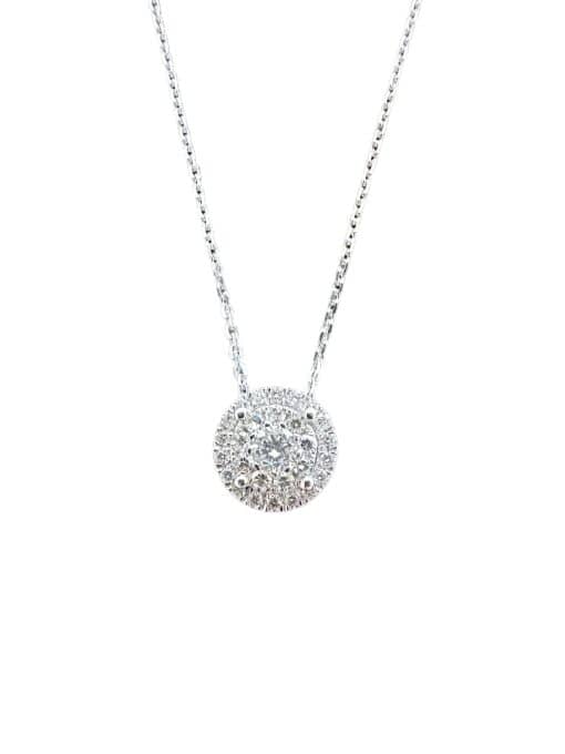 Colgante racimo de diamantes